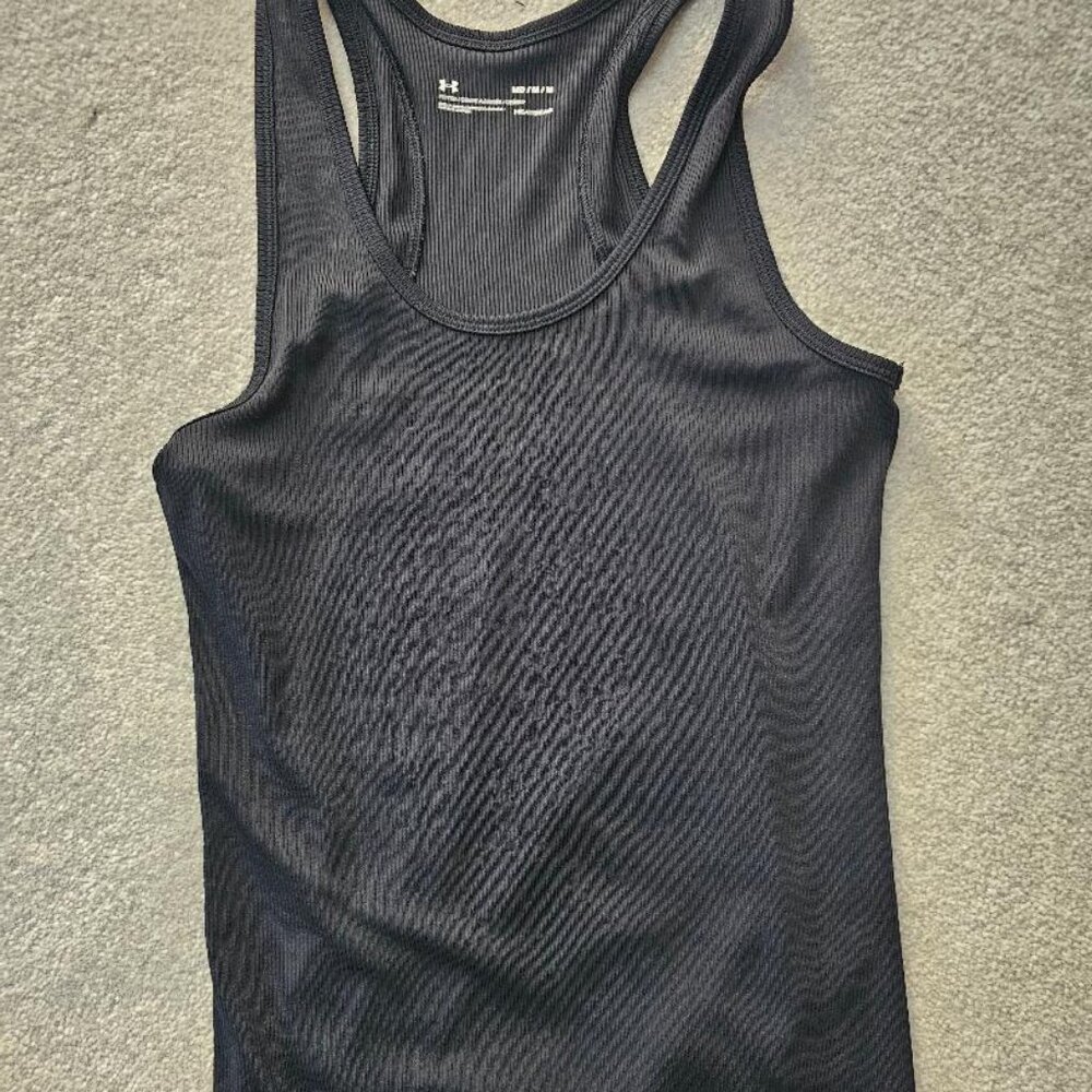 Women's HeatGear UNDER ARMOUR Black tank sz medium